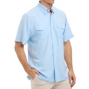 NEW GAMEGUARD rainwater drover shirt in blue